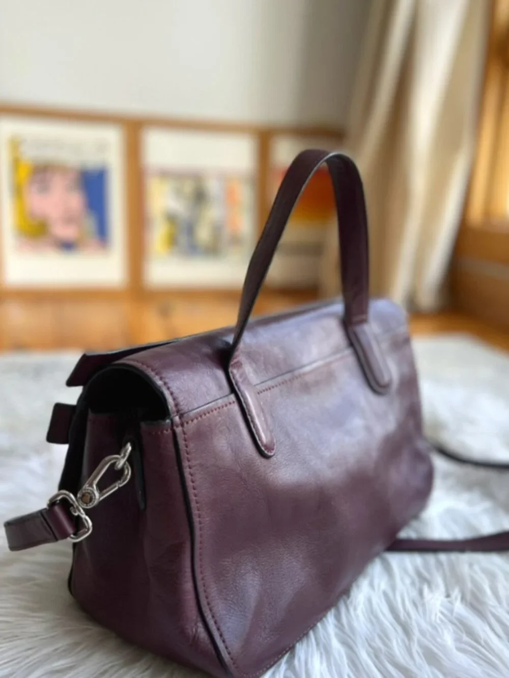 Marc Jacobs Leather Satchel Shoulder Bag